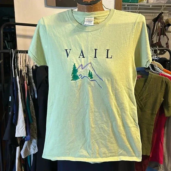 Vail, Colorado Tee-light‎ Green, Small - Picture 1 of 3